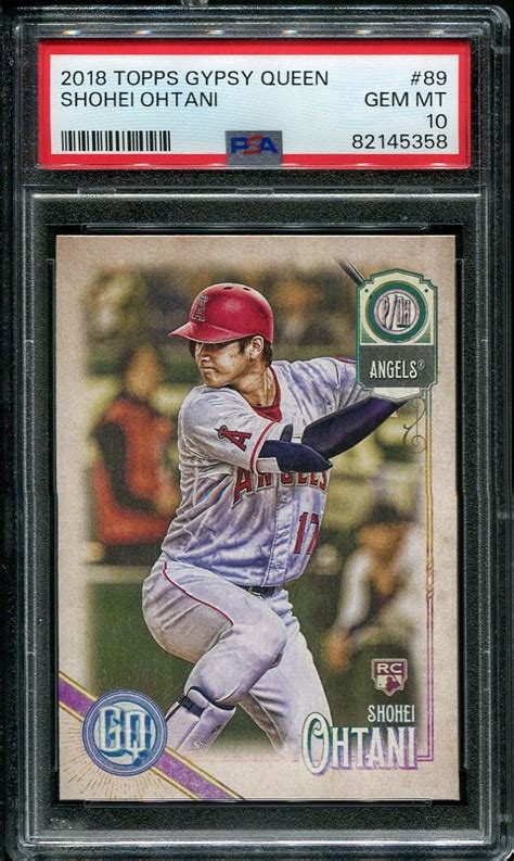 2018 Topps Gypsy Queen 89 Shohei Ohtani RC PSA 10 WEBSITE SPECIAL