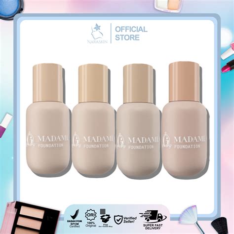 Jual Madame Gie Madame Airy Cover Stay Liquid Foundation Alas Bedak