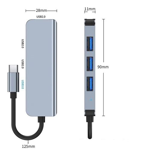 Adaptador Hub Tipo C Usb Para Macbook Pro Air X Mercadolivre