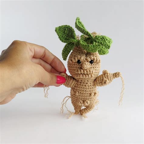 Mandrake Plant. Mandrake Root Home Decor. Mandrake Faux Plant. - Etsy