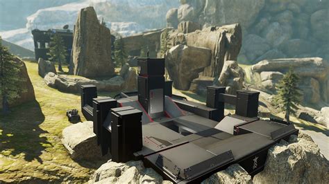 Basin Multiplayer Map Halo 5 Guardians Halopedia The Halo Wiki