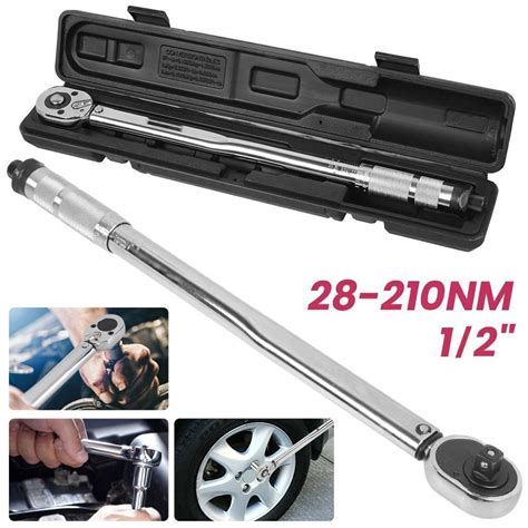 Calibrated Torque Wrench 1 4 3 8 1 2 Drive Reversible Adjustable 2Nm