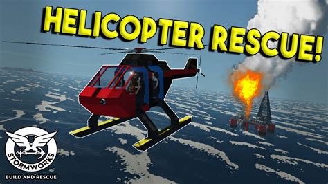 Epic Helicopter Rescue Stormworks Build And Rescue Update Gameplay