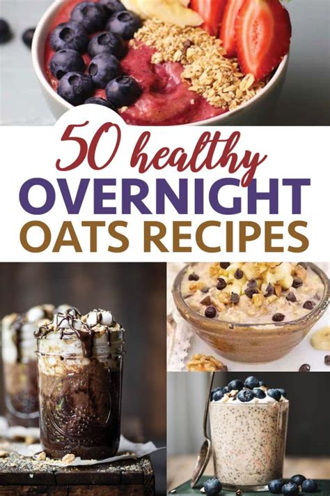 50 Healthy Overnight Oatmeal Recipes Five Spot Green Living