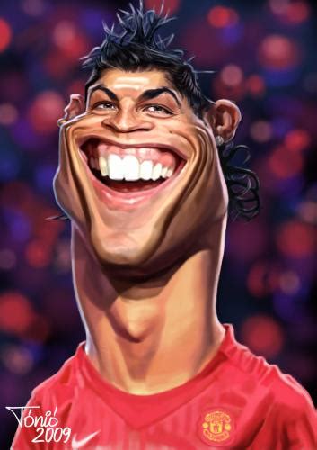 Christiano Ronaldo By Tonio | Sports Cartoon | TOONPOOL