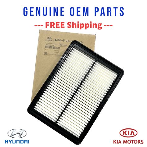 Hyundai Kia Genuine OEM Air Filter For HYUNDAI SONATA KIA OPTIMA 28113