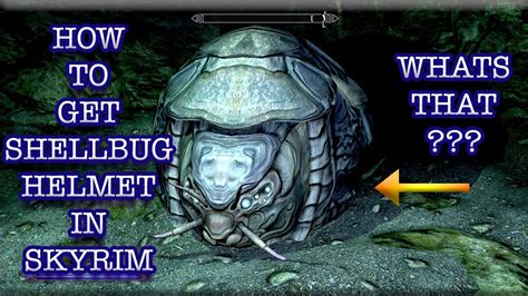 How To Make A Shellbug Helmet Rare Creature In Skyrim2017 Youtube