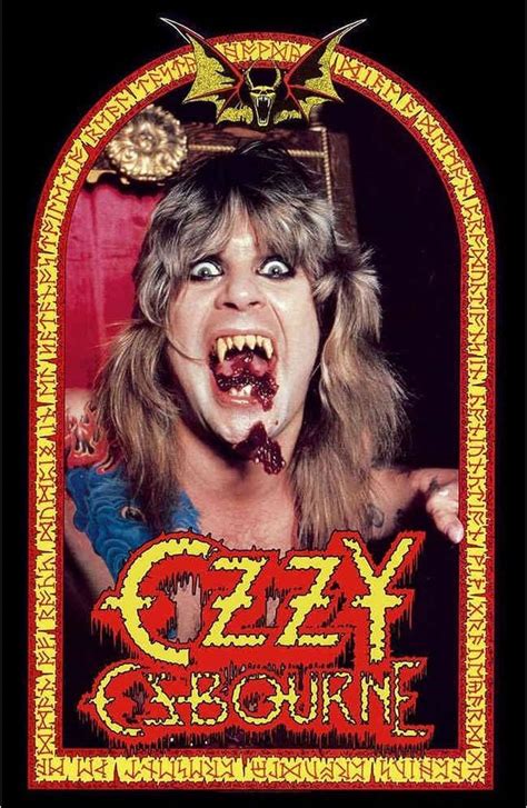 Ozzy Osbourne Speak Of The Devil Textiel Poster Multicolours Bol