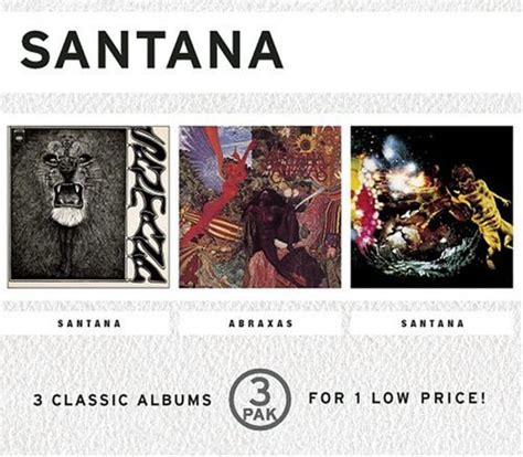 Santana 3 Original Album Classics Cd Covers