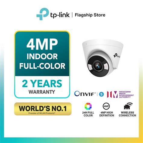 Tp Link Vigi C440 W Vigi 4mp Full Color Wi Fi Turret Network Cctv Ip