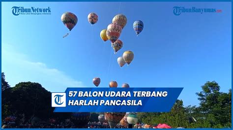 57 Balon Udara Diterbangkan Di Tanjungsari Land Wonosobo Peringati