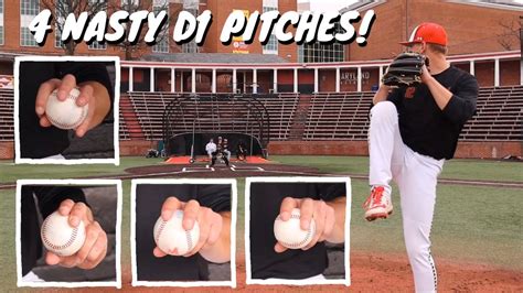 4 Baseball Pitches That Get D1 Hitters Out [baseball Pitching Grips W Tbc And Tyler Blohm] Youtube