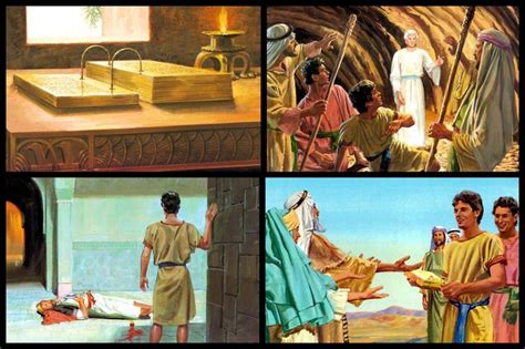 Four Different Pictures Of People In Ancient Times