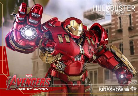 Hot Toys Deluxe Iron Man Hulkbuster Action Figure Has A Jackhammer Arm