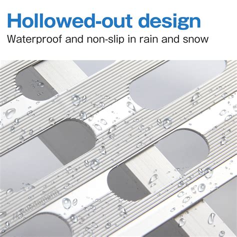 Snapklik.com : 7.5FT Aluminum Loading Ramps For Trailers Pickup, 750