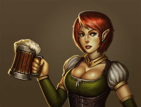 Fantasy Bar Maid By Stonepro On Deviantart