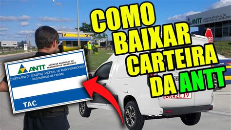 Como Baixar A Carteira Da Antt Como Ter Acesso Aos Documentos Da Antt