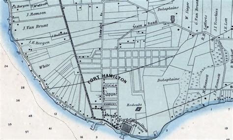 1868 Map of Kings County New York - Etsy