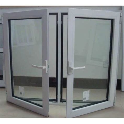 Powder Coated Double Door Aluminium Dgu Glass Casement Window At Rs