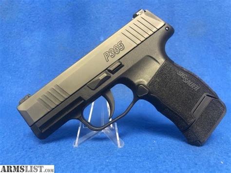 ARMSLIST For Sale SIG SAUER P365 9mm S A PISTOL 365 9 BXR3