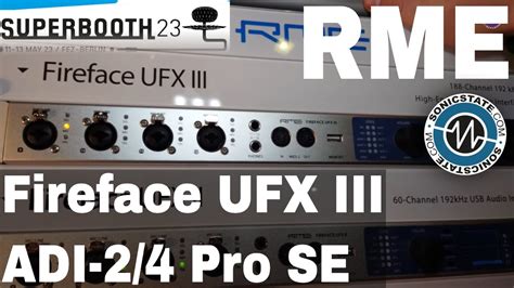 Superbooth Rme Fireface Ufx Iii More Youtube