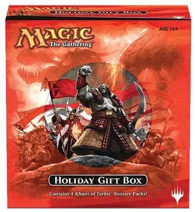 Magic The Gathering Khans of Tarkir Holiday Gift Box 4 Booster Packs ...