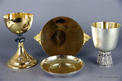 Two Ecclesiastical Chalices Fine And Decorative Arts Philips