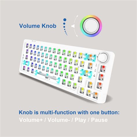 Buy Gk Gamakay Lk Rgb Modular Diy Mechanical Keyboard Keys Hot Swappable Pin Pin