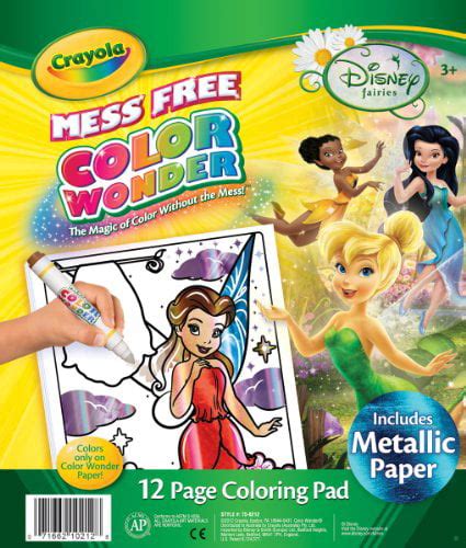 Crayola Color Wonder Coloring Pad Disney Fairies