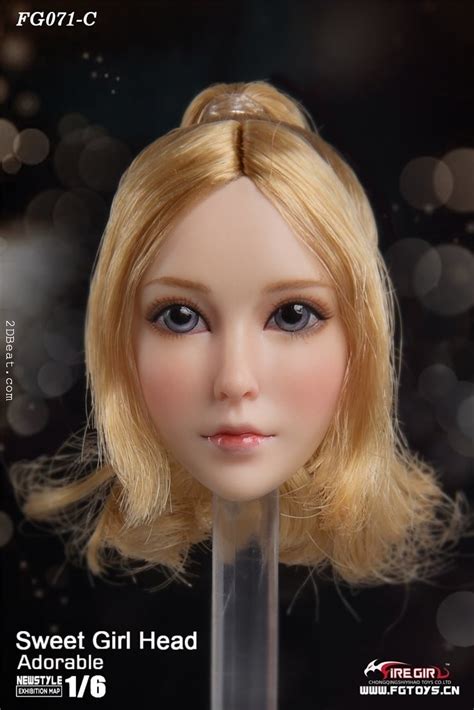 Fire Girl Fg071 16 Sweet Girl Head Sculpt 2dbeat Hobby Store