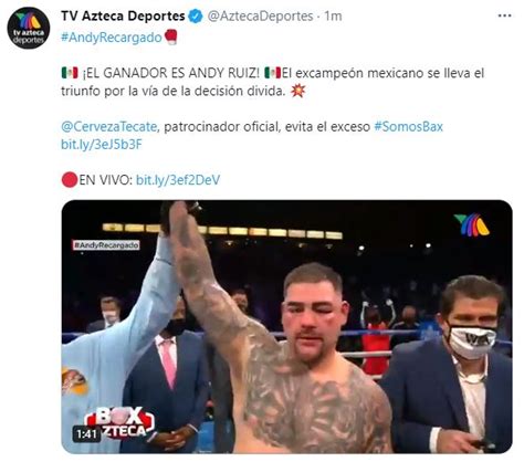 El Ex Campeón Mundial Mexicano De Peso Pesado Andy El Destructor Ruíz