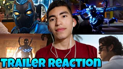 Blue Beetle Trailer Reaction DC Xolo Maridueña YouTube