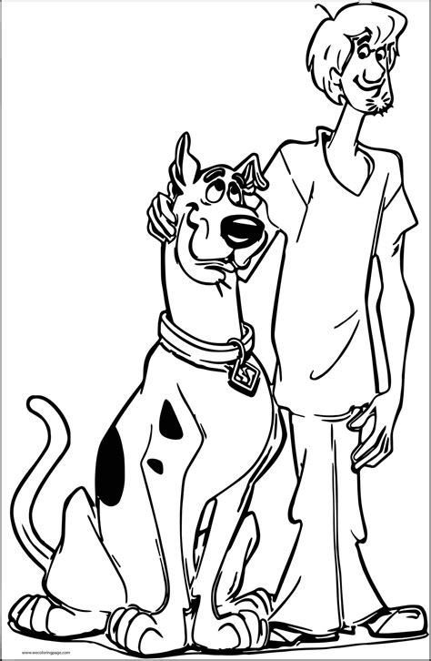 Free Printable Scooby Doo Coloring Pages