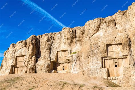 Premium Photo | Ancient tombs of achaemenid kings at naqsh-e rustam in ...