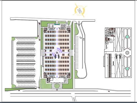 Plano Mercado Municipal En AutoCAD Descargar CAD Gratis 996 81 KB