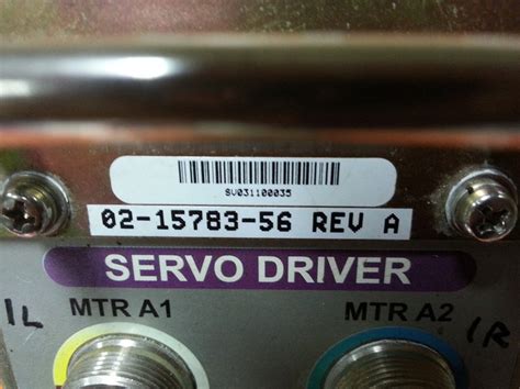 Rev A Servo Driver Plc Dcs Servo Control Motor Power