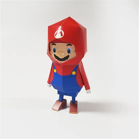 Super Mario Paper Craft Template Files Origami Digital Files