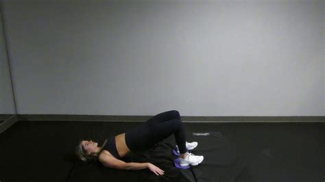 Hip Raise Hamstring Curl With Sliders YouTube