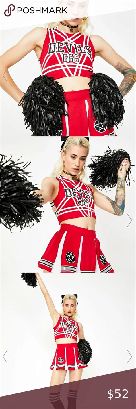 🆕 Dolls Kill Trickz N Treatz Satans Cheerleader Costume Xs