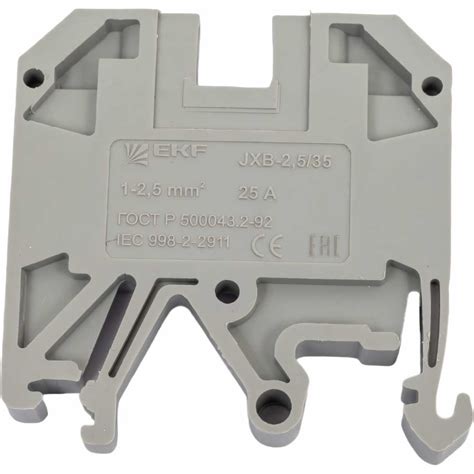 Клеммная колодка EKF JXB-2.5/35 серая 50 шт PROxima plc-jxb-2.4/35gy ...