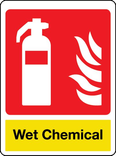 Wet Chemical Fire Extinguisher General Sign Aura Sign Shop