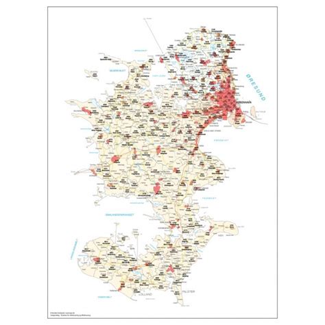 Kort Over SjæLland Med Postnumre | Kort 2019