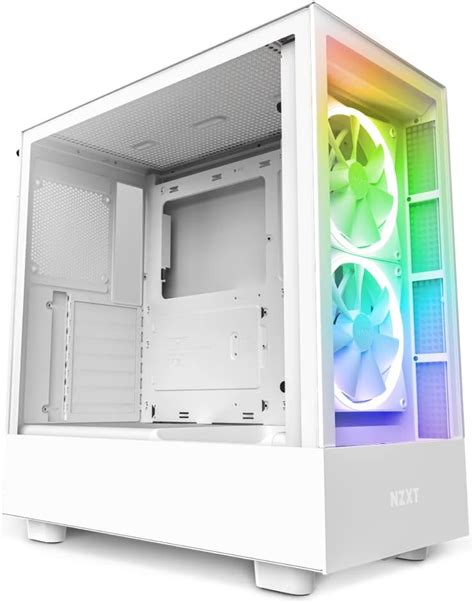 Amazon co jp NZXT H5 Elite CC H51EW 01 ATX ミッドタワー PCゲームケース フロント