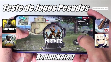 Redmi Note Em Teste De Jogos Pesados Cod Pubg Genshin Impact