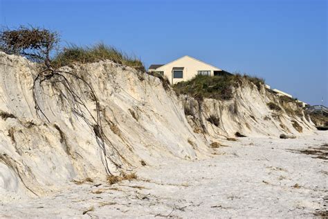 Beach Erosion Florida Coastline Free Stock Photo Public Domain Pictures