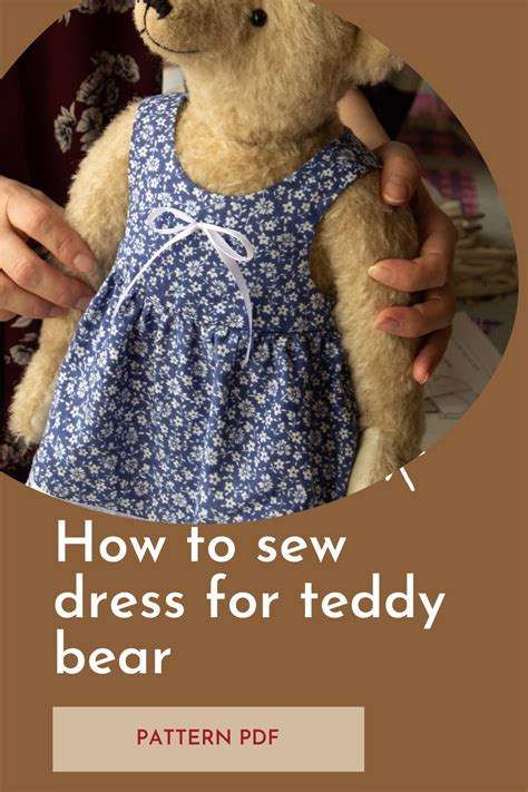 Patterns For Teddy Bear Clothes Free Finished Size Is Approx 15ins 38cms Printable