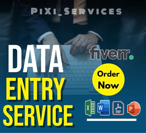 Do Data Entry Copy Paste Typing Excel And Ms Word Data Entry By Pixi