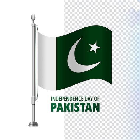 Pakistán bandera png Archivo PSD Premium