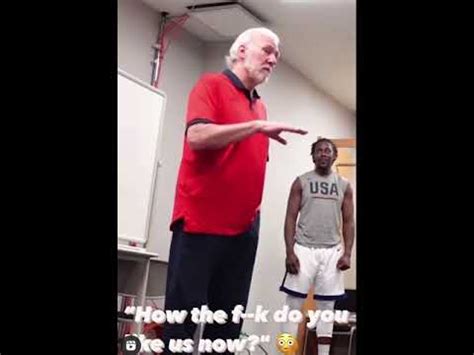 Gregg Popovich Calls Out Team USA Haters Shorts YouTube