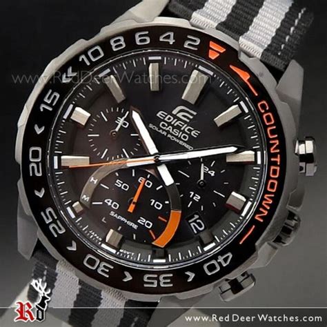 Casio Edifice Solar Sapphire Chronograph Watch Efs S Pb Av